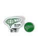 Beams Golf Short Sleeve Tee with Clip Marker and Earth Size Green 81040072833 Men's Logo, 2, -