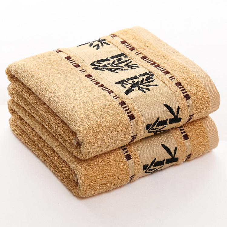 Thickened Bamboo Fiber Jacquard Bath Towel (70x140cm) for Adults - Vacuum Packed for Summer 70*140CM