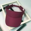 Korean Women's Quick-Dry Sports Visor: Solid Color, Sun Protection for Summer