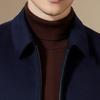 [Cashmere+Sheep Wool] Men's Collar Jacket for Autumn, Business and Leisure
