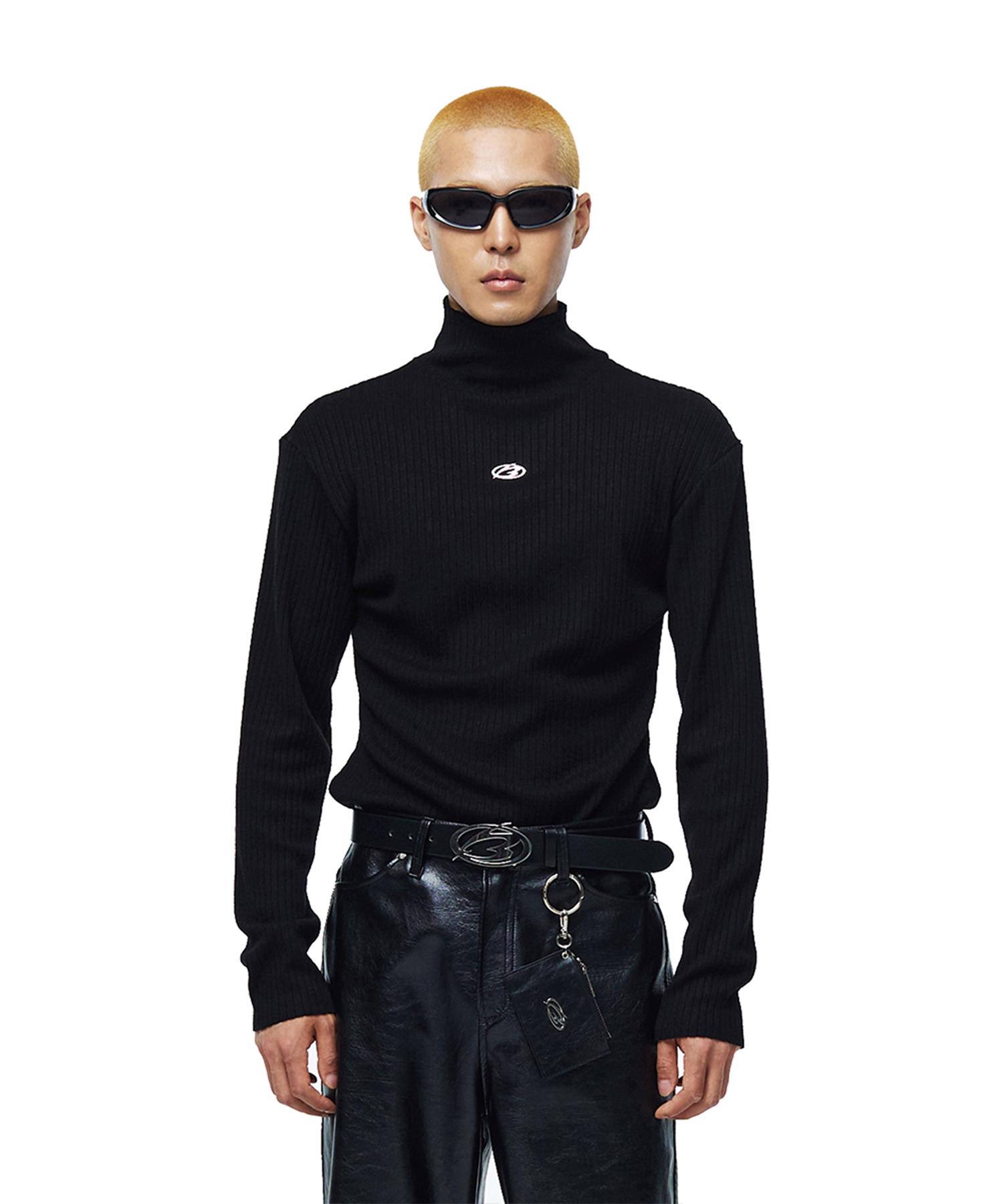 More Than Black Logo Pola Knit