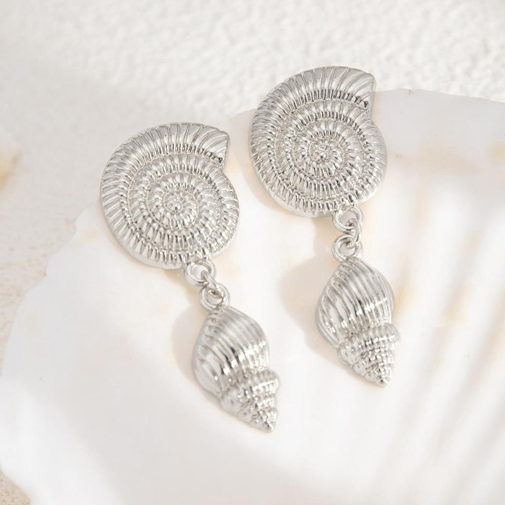 Ohrstecker mit übertriebenem Sternmotiv, für Sommer, Strand, Ozean, personalisierbar, trendig, Urlaub, Kunstperle, Seestern, Metallohrring für Frauen und Mädchen