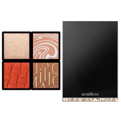 Maquillage Customized Eye Color Assortment 01 Spicy Assortment Limited Edition Kit (with Customized Case) 3.8g | Eyeshadow | Powder (Palette Type) | L