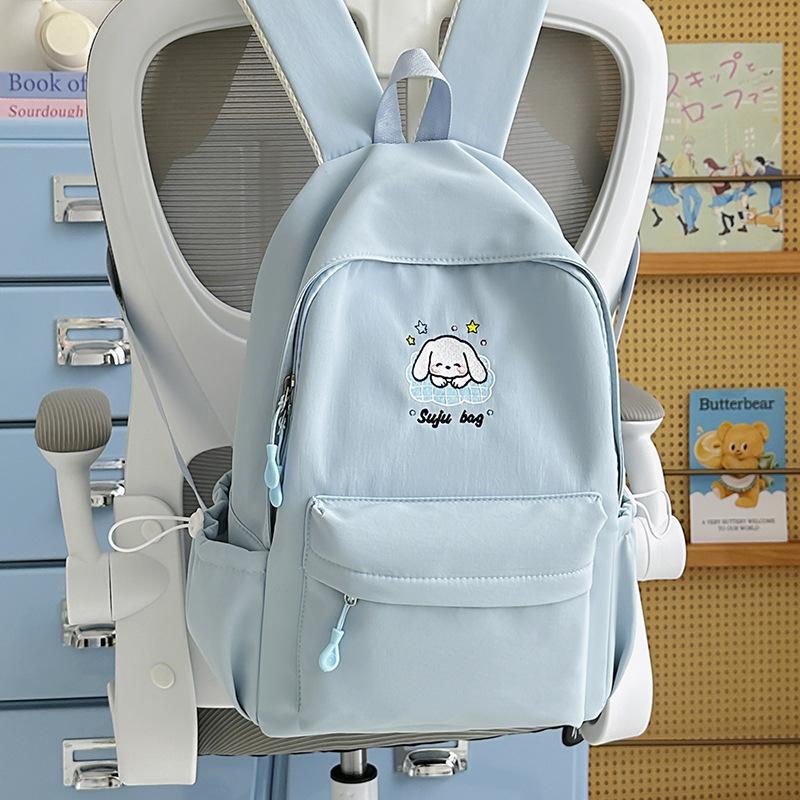 Schoolbag new Korean version junior high school student backpack women's casual simple schoolbag women's fashion large-capacity high-value backpack