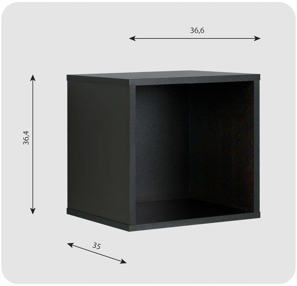 Regał półka organizer pojemnik stojak na płyty winylowe segregatory Cubo 1