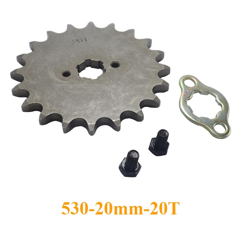 Motorcycle Front Drive Gear Engine Sprocket 530 10T 12T 13T 14T 15T 16T 17T 18T for Dirt Pit Bike ATV Quad Spare Parts GO Kart