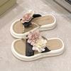 Cool Slippers Women's Summer Outer Wear Fashion 2025 New Beautiful with Skirt Platform Beach Sandals Pregnant Women One-word