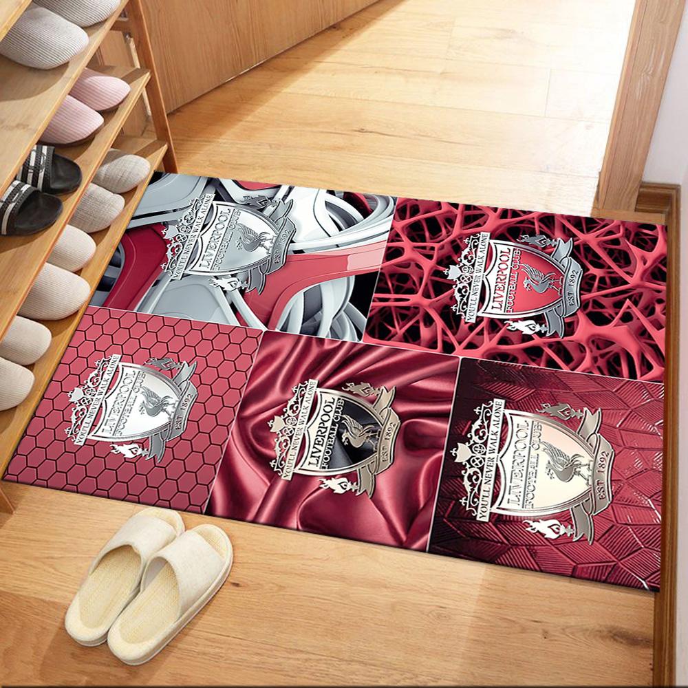 Liverpool Football Club Area Rug Suitable For Study Room Bedrooms Hallway Kitchen Antislip Carpet Anime Office Decor Wedding Party Gift
