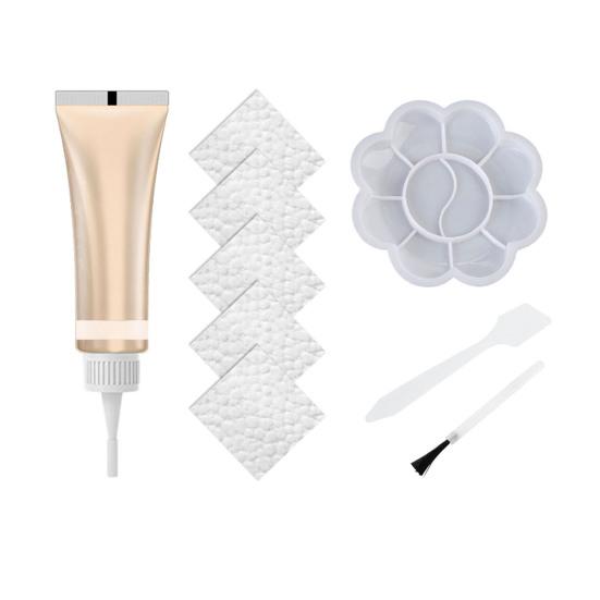 1 Set Faux Leather Repair Kit with Coloring Gel Accessories Professional Car Seat Sofa Jacket Handbag Shoes Faux Leather Scratch Repair Refurbishment