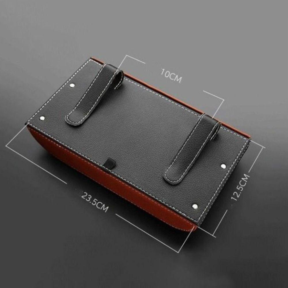 Universal Armrest Box Tissue Box Hanging Napkin Holder Durable Car Sun Visor Tissue Box  Automobile