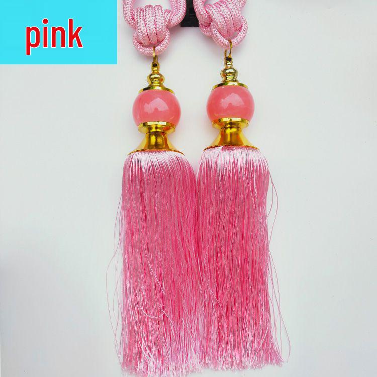Jade Tassel Fringe Curtain Tie for Living and Bedroom Decor