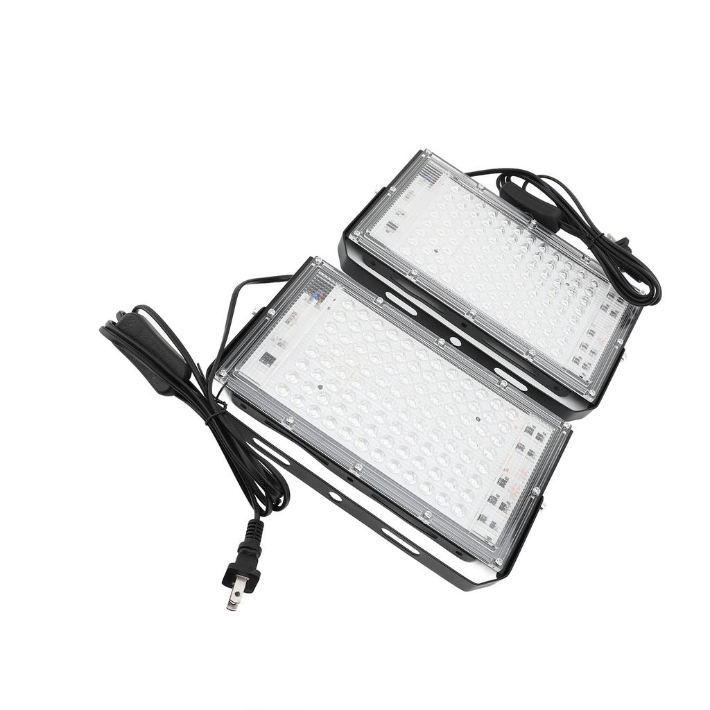 2Pcs UV Black Light LED 90W IP66 Water Proof for Glow Party Stage Lighting Body Paint Fluorescent