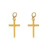 Retro Earrings Personalized Non-Fading Titanium Steel Stainless Steel Earrings Cross Jewelry Neutral Style Jewelry