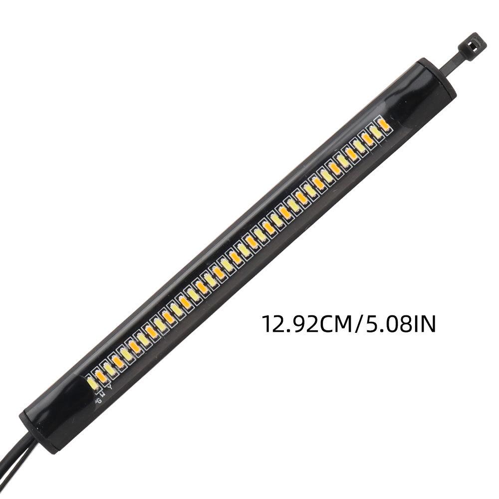 LED Dual-Color Front Shock Fork Light Strip with Turn Signal for Off-Road Motorcycles