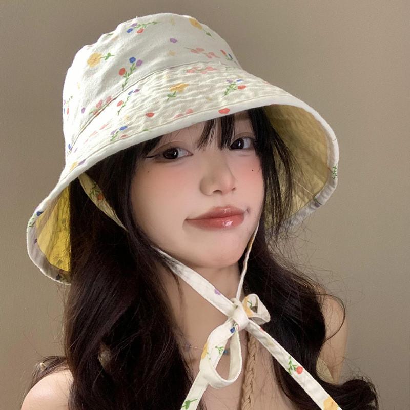 Floral Reversible Summer Bucket Hat For Women With Uv Protection Gifts Caps