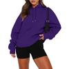 Hooded Premium Pullover Women's Thickened Casual Autumn Solid Color Long Sleeve Fashion Velvet