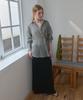 PISCESS Side Button Check Shirt_Ivory