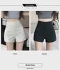 Women's High-Waist Slim Fit A-Line White Suit Shorts - Summer Anti-Exposure Hot Pants (Small Size)