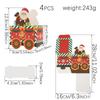 Paper Train Christmas Advent Calendar Advent Calendar Number Candy Present Christmas Box Creative Design Sticker