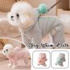 1PC Pet Dog Warm Jacket Four Legs Coat Chihuahua Clothing Winter Puppy Clothes Checked Hooded Jacket Cartoon Pet Clothes