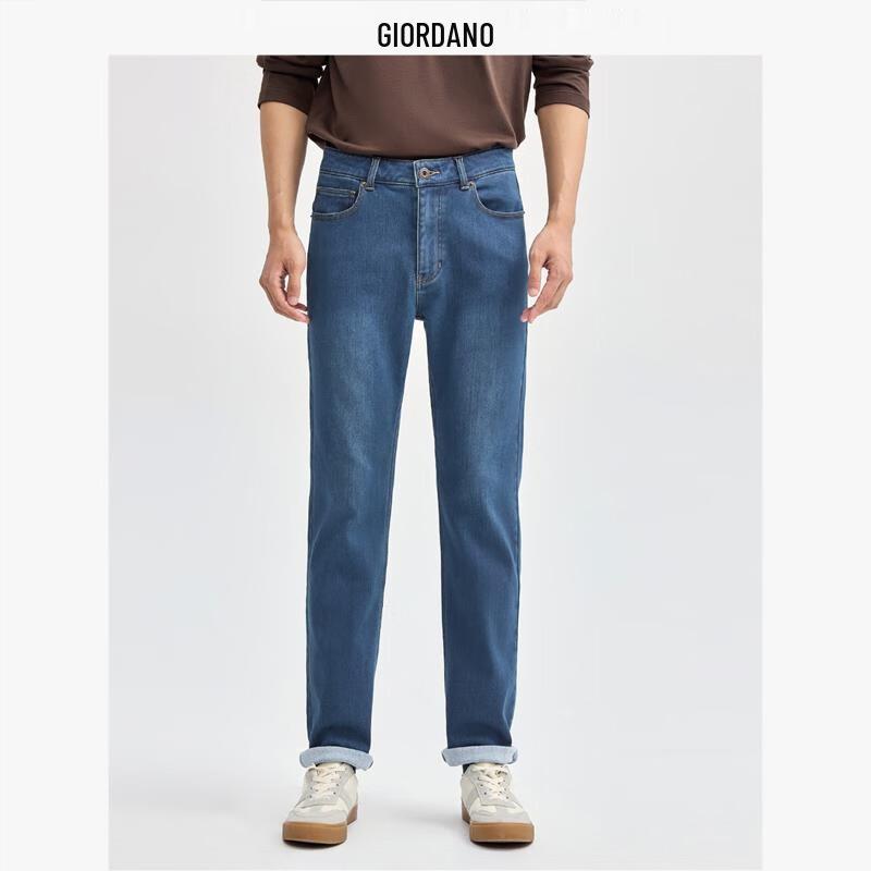 

Мужские джинсы прямого кроя на флисовой подкладке Giordano 36