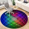 1pc Colorful Sphere Carpet, Round Non Slip Durable Large Size Office Carpet, Suitable for Office