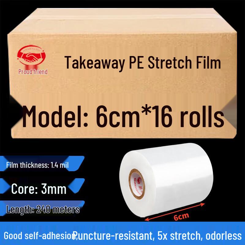 Food Delivery Leak-Proof Stretch Wrap