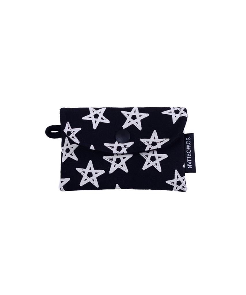 Soworlian Simple Card Wallet_Drawing Star