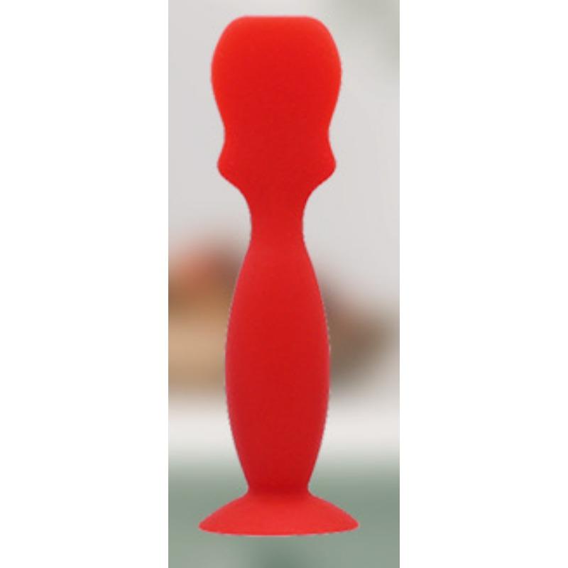 Nový silikonový aplikátor na krém na plenky Silikonová lžička na léky s přísavkou Silikonová kosmetická škrabka