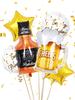 6 Stück Whiskey Bierflasche Folienballons und Bierkrug Ballons Mann Bier Thema Geburtstagsparty Bar Sommerparty Dekoration