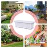 Window Planter Box Window Boxes Outdoor 6X Weather Resistant Container Built-in Drainage Holes Accessories For Growing