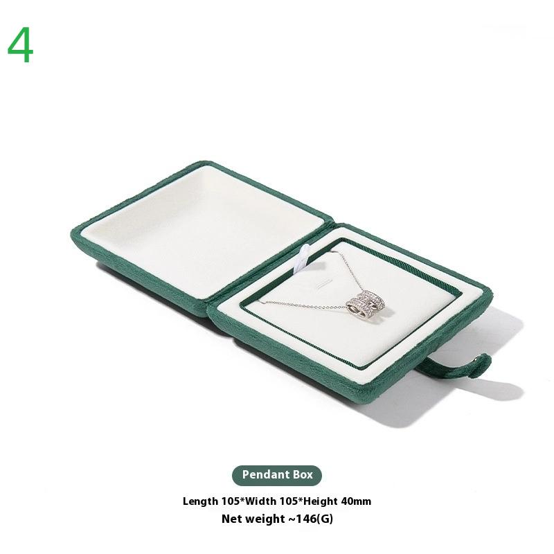 Velvet Ring Box Classical Earring Necklace Bangle/Bracelet Case Jewelry Gift Box For Wedding Jewelry Display Storage Box