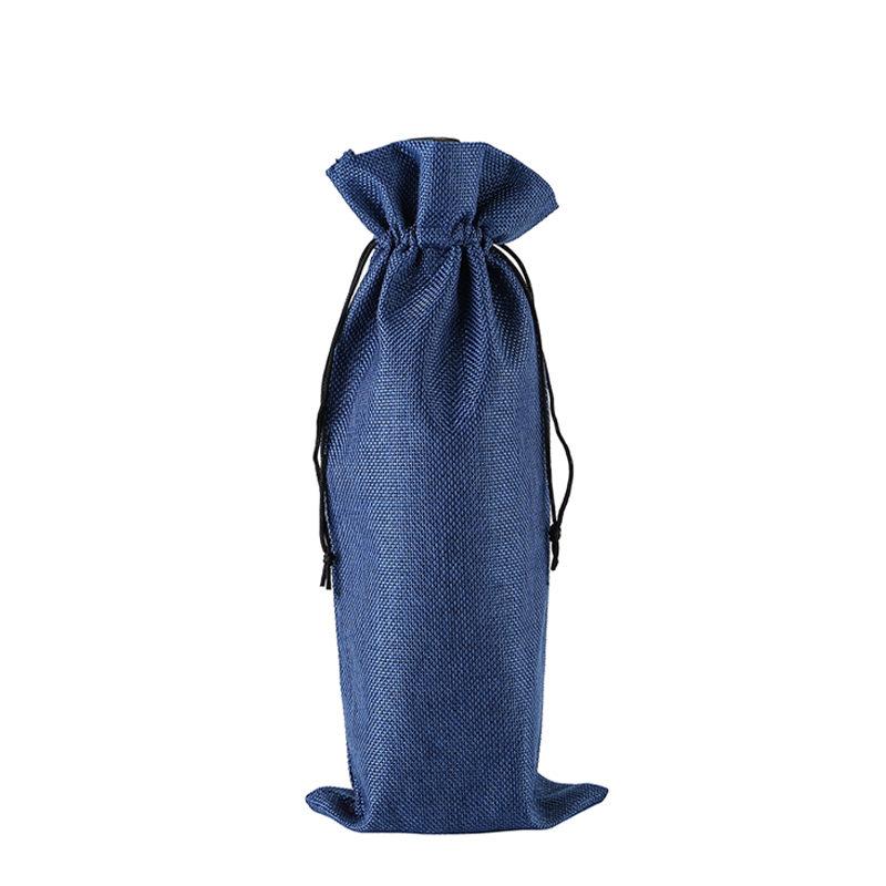 Neue Weinbeutel Rotweinflaschenhüllen Geschenk Champagnerbeutel Sackleinen Verpackungsbeutel Hochzeit Party Dekoration Weinbeutel