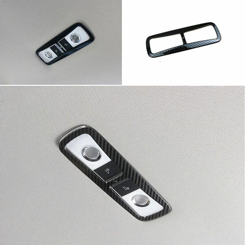 For Honda Accord 10th 2018- Carbon Fiber Steel Rear Reading Light Lamp Trim