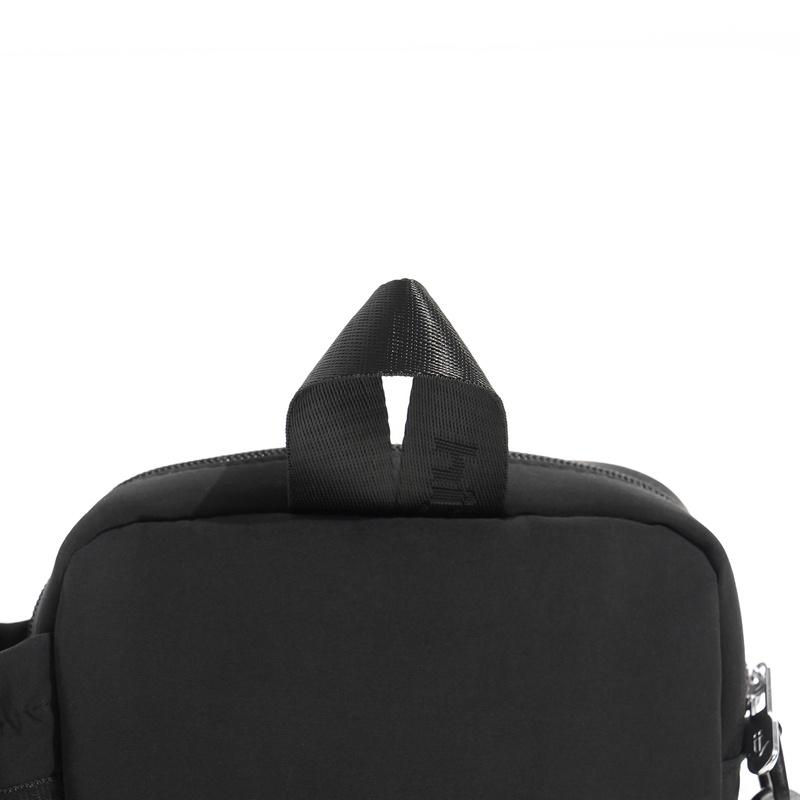 Unisex Nylon Crossbody Bag Multi Pocket Casual Shoulder Handbag for Travel Work