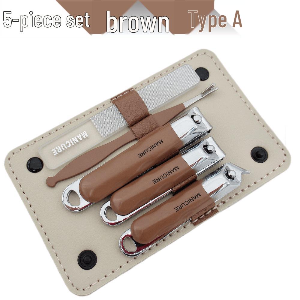 16-Piece Multifunctional Manicure Set: Eyebrow Trimmer, Nail Clippers, Beauty Scissors, Glass File, Foot Planer, Nail Groove Pliers.