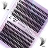 Diy Segmented Fried Hair Single Cluster False Eyelashes 12 Rows Large Capacity Daily Makeup