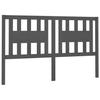 VidaXL Headboard Grey 166x4x100 Cm Solid Pine Wood 818682
