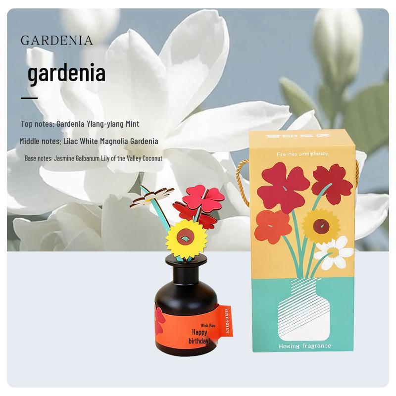 High-End Petal Aroma Diffuser Gift Box - Perfect Birthday Gift for Girlfriend or Best Friend, Ideal as a Niche Party Favor.