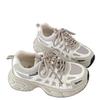 Thick-soled heightening dad shoes women's spring new versatile, small and lightweight casual sports shoes women's shoes