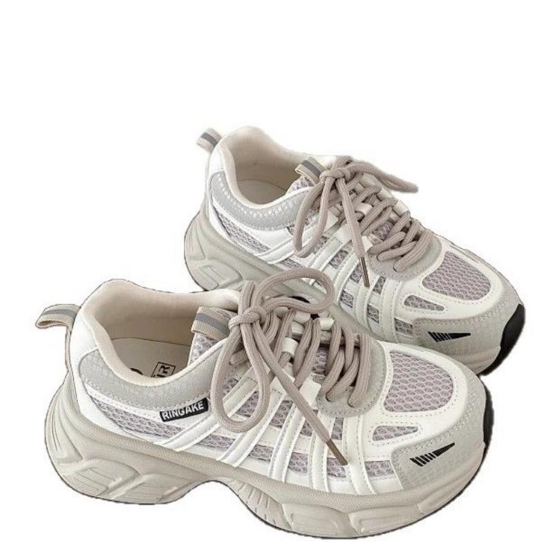 Thick-soled heightening dad shoes women's spring new versatile, small and lightweight casual sports shoes women's shoes