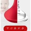 Non-stick Silicone Ladle Soup Spoon Curved Handle Heat Resistant Round Scoop with Hygienic Coating FDA Cook Utensils