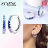 Authentic copper Colored Zircon Earring Star Shape Moon Fourleaf Shamrock Butterfly Knot Zircon Earring Women Gift Accessory Jewellery