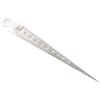 Stainless Steel Welding Gauge Gap Hole Taper Ruler Welding Inspection Taper Gauge  Aperture