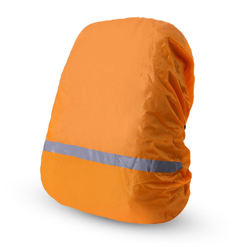 Water proof Backpack Cover Rainproof Backpack Rain Cover with Reflective Strip for Hiking Camping Black M
