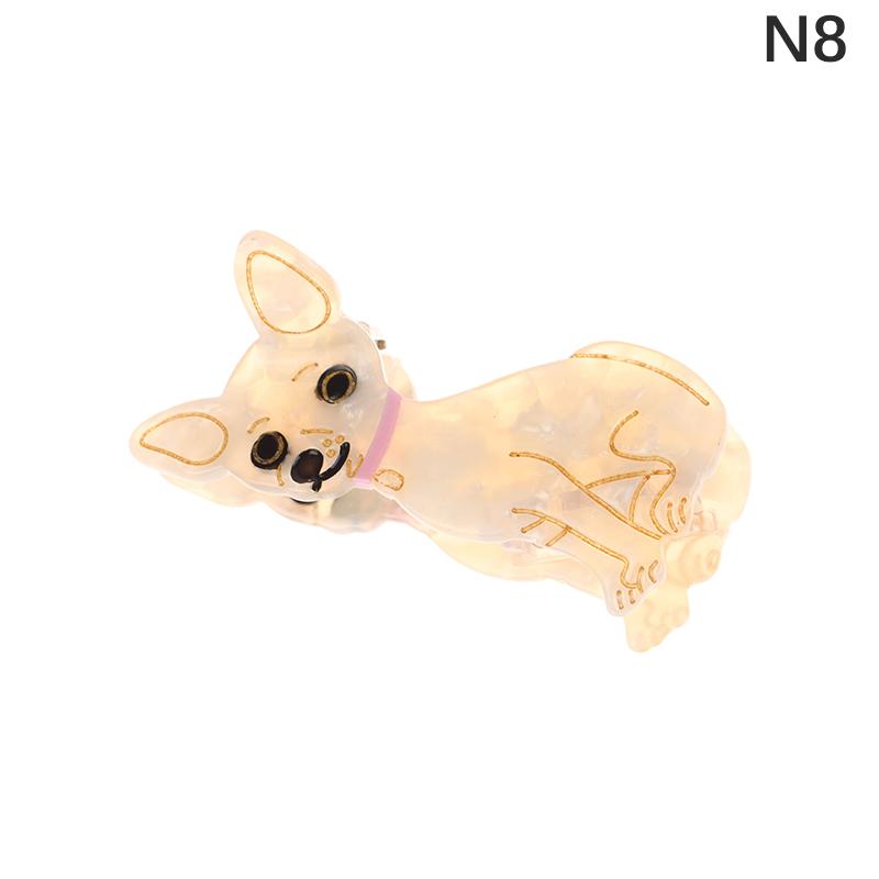 1Pcs Cute Cartoon Dog Hair Clips Acrylic Hair Clips For Women Girls Pins Hair Accessories Hair Grips Acetate Headwear Party Gift