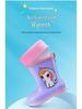 Children's Waterproof Unicorn & Dinosaur Rain Boots with Non-Slip Sole, Fleece-Lined for Boys & Girls