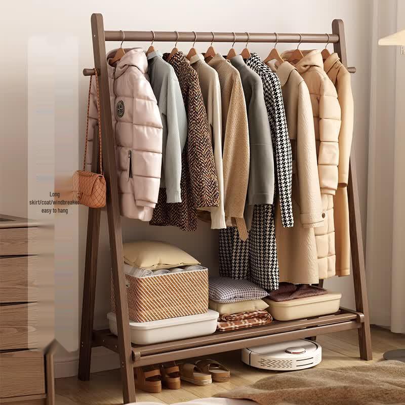 JJYM-03 Wooden Floor Coat Rack