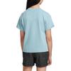 Nike Soft Absorbent Quick-Drying Breathable Short Sleeve T-Shirt Kids Tops Turquoise FZ4954-464