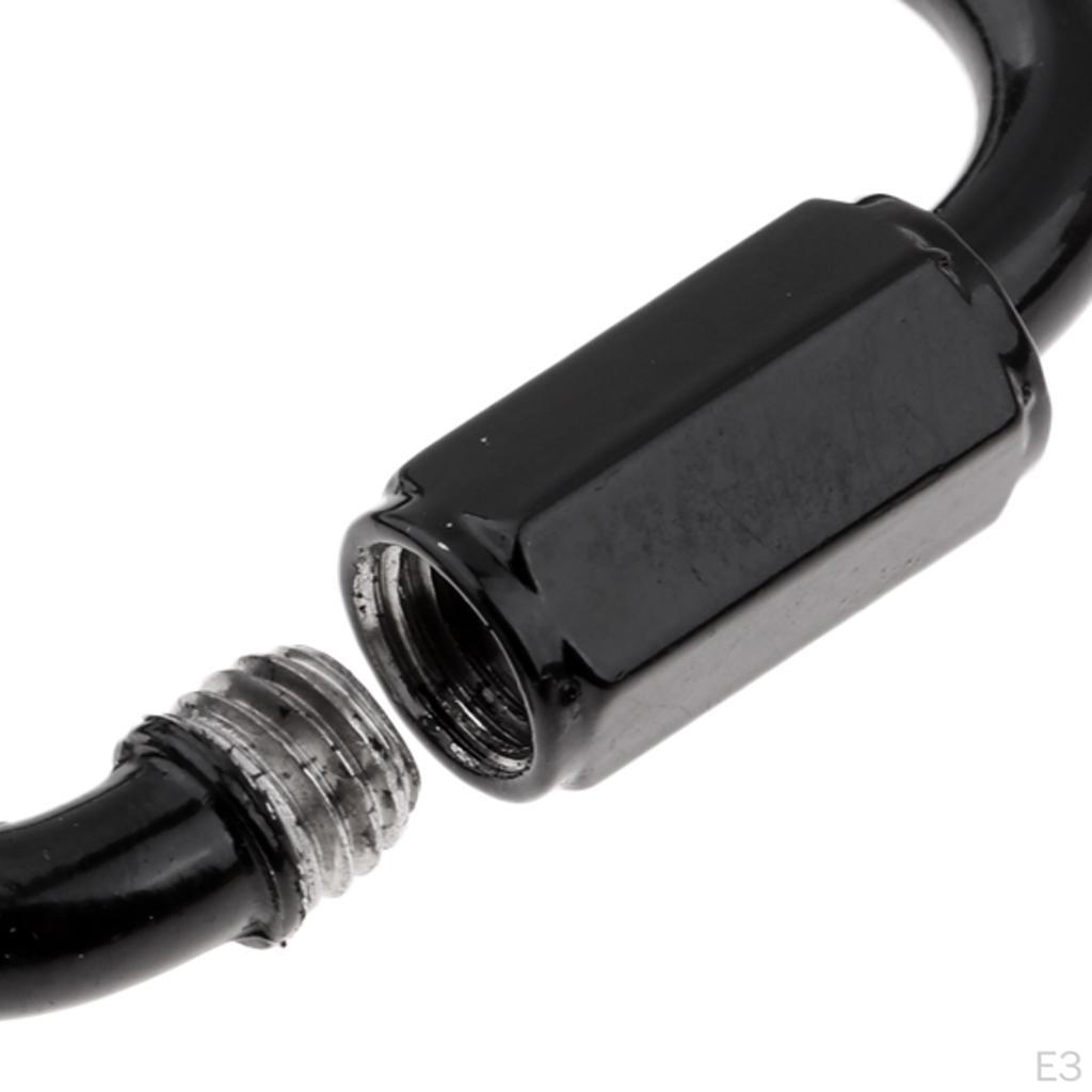 Fastener Hook Carabiner Keychain Camping Hiking